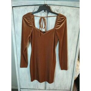 Forever 21 Puff Sleeve Sweetheart Neck Mini Dress Md Y2K Nwt Feminine